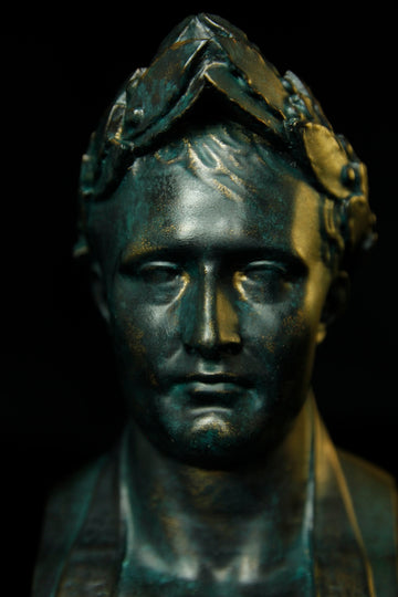Bust of Napoleon in platined bronze
