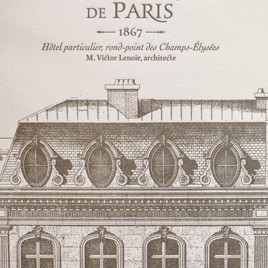 Fine art print - Immeuble Champs-Elysées