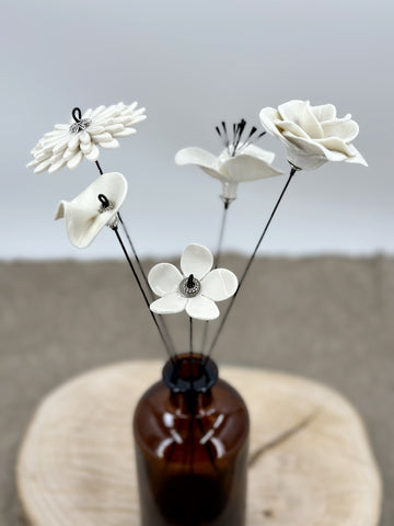 Bouquet No3 - 5 Porcelain Flower Garden