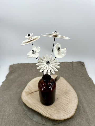 Bouquet No4 - 5 Porcelain Flower Garden