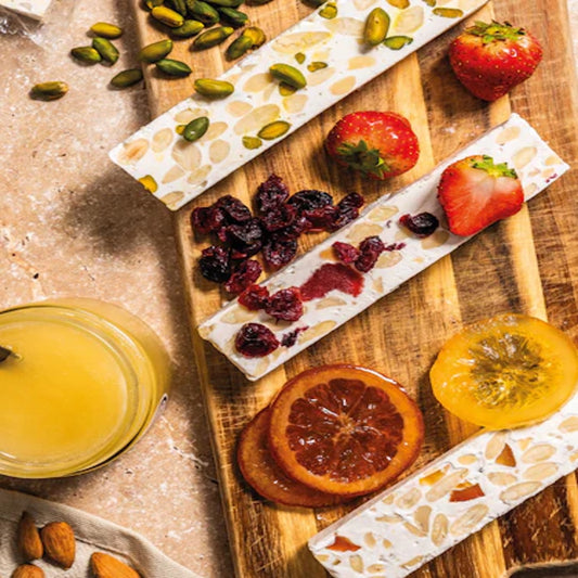 Bulk White Nougat Pistachio Bites